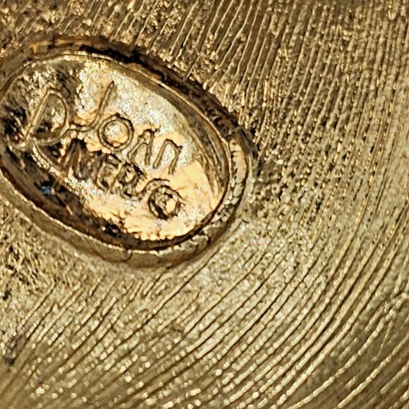 Joan Rivers Cardinal Brooch Vtg Pave Crystal Bird Enamel Holly Holiday Winter - Picture 13 of 14